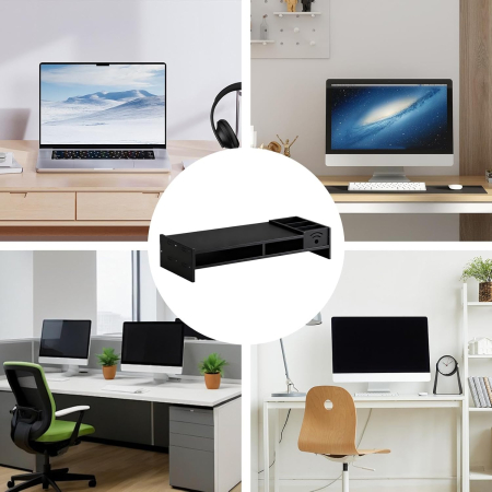 Suport de monitor pentru organizare birou 49x20.4x10 cm [4]
