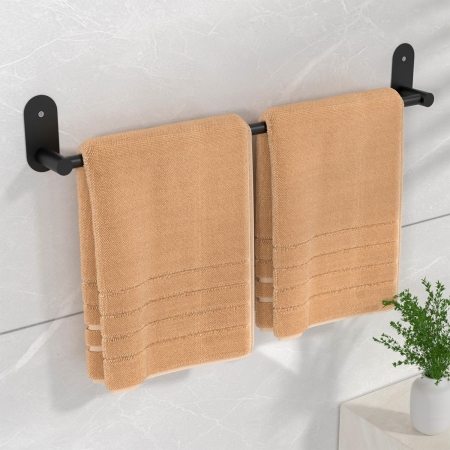 suporturi si accesorii baie - Suport pentru prosoape din 2 piese din otel inoxidabil