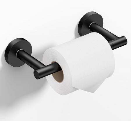 suporturi si accesorii baie - Suport pentru role de hârtie igienică Negru
