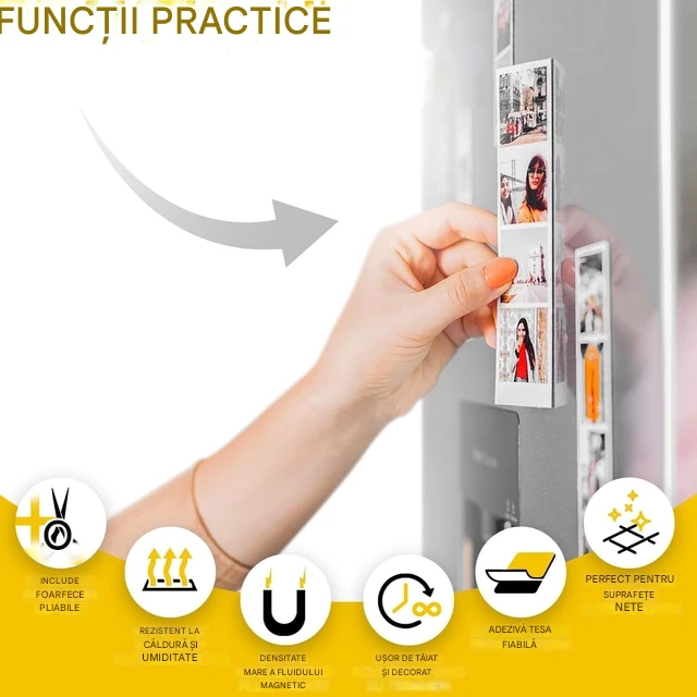 Banda magnetică flexibilă autocolantă – 2,5 cm x 1,8 m [3]