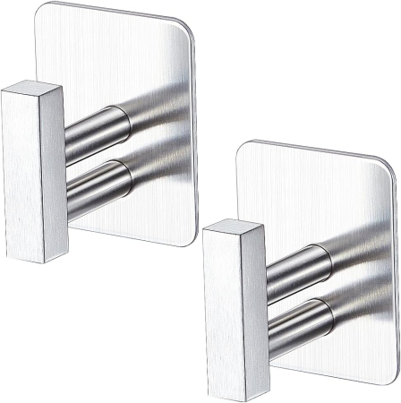 suporturi si accesorii baie - Suporti metalici, arginti, pentru bureti, prosoape, set 2 bucati
