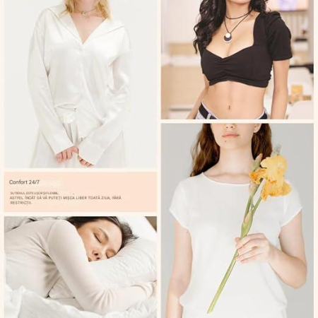 Sutien elastic pentru compresie corporala, fara armatura, crem S [6]