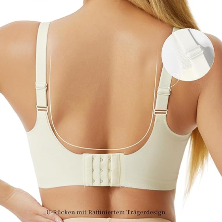 Sutien fara cusaturi, moale, elastic, push-up, fara sarma, alb 2XL [4]