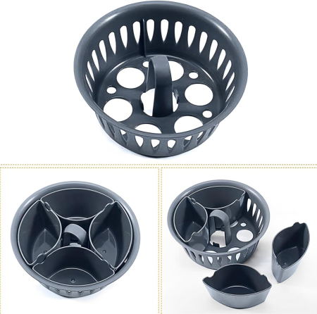 Coș de gătit oua la Airfrier, plastic neaderent, curatare usoara [2]