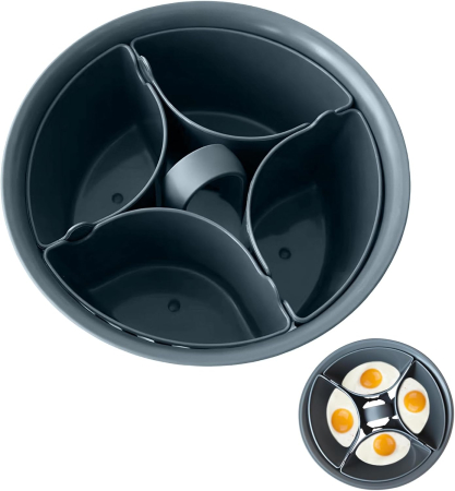 Tavi copt - Coș de gătit oua la Airfrier, plastic neaderent, curatare usoara