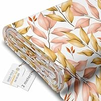 CASA SI GRADINA - Tesatura impermeabila, material pentru tapiterie de exterior, 160x200 cm, pretabil fata de masa gradina, Autumn Gold Leaves