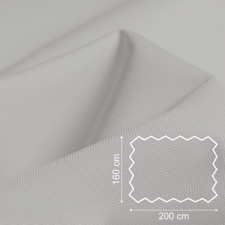 Tesatura impermeabila, material pentru tapiterie de exterior, 160x200 cm, pretabil fata de masa gradina, gri [1]