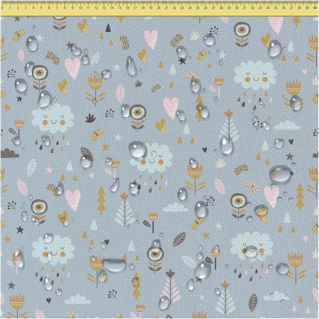 materiale textile - Tesatura impermeabila, material pentru tapiterie de exterior, 160x200 cm, pretabil fata de masa gradina, vreme buna