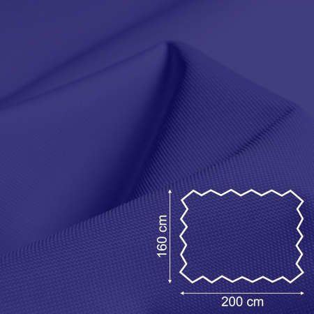 Tesatura impermeabila, material pentru tapiterie de exterior, 160x200 cm, pretabil fata de masa gradina,albastru inchis [1]
