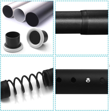 Tija telescopica, extensibila, 360-410 cm neagra [2]