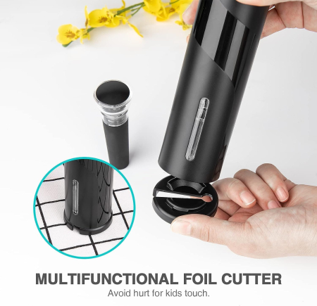 Tirbuson electric, deschizator profesional de sticle cu accesorii [1]