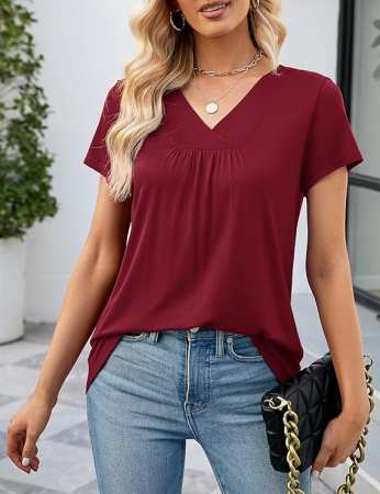 Tricou de vară pentru femei,  Rosu M [2]