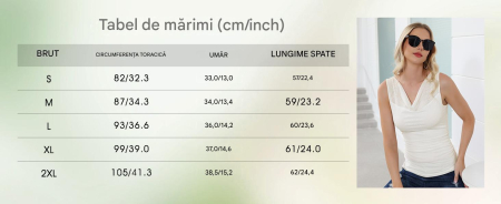 Tricou de vară pentru femei, fara maneci, gri 2XL [3]