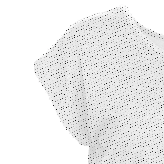 Tricou de vară pentru femei, imprimeu minimalist integral, elastic, simplu  Alb 2XL [4]