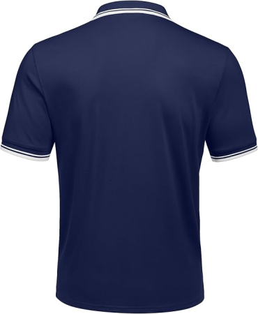 Tricou polo pentru barbati, buzunar la piept, fermoar scurt ascuns S [3]