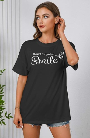 Tricou de vară pentru femei,  negru S [1]