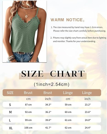 Tricou lejer de vară, cu guler in V, bretele subtiri, dantela, mov M [5]