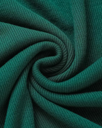 Tricou mulat, cu dungi, slim fit, de vară, cu guler rotund, mânecă scurtă, elastic M verde [2]