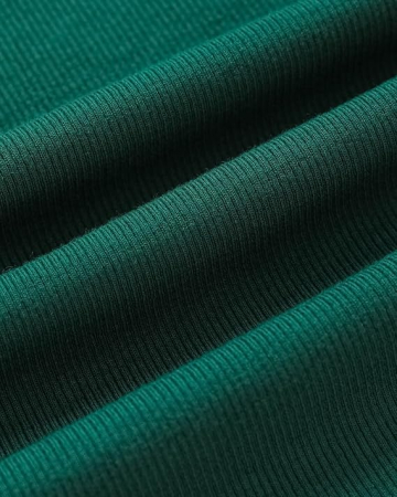 Tricou mulat, cu dungi, slim fit, de vară, cu guler rotund, mânecă scurtă, elastic M verde [1]