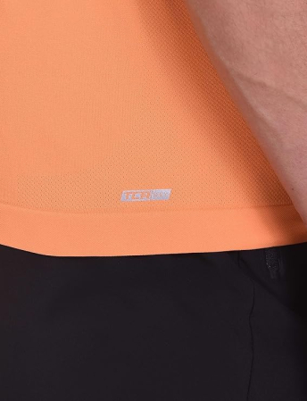 Tricou sport respirabil pentru barbati, elastic, portocaliu M [3]