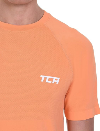 Tricou sport respirabil pentru barbati, elastic, portocaliu M [2]