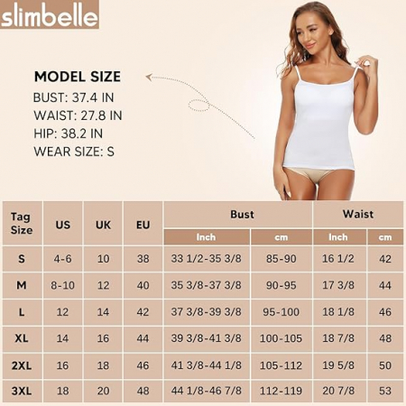 Tricou mulat, fara maneci, pentru femei, alb + gri, XL, 2 bucati [6]