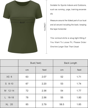 Tricouri Sport Damă, 85% Poliester, 15% Spandex, Elastice și Respirabile, Slim Fit, negru/verde 2 buc S [5]