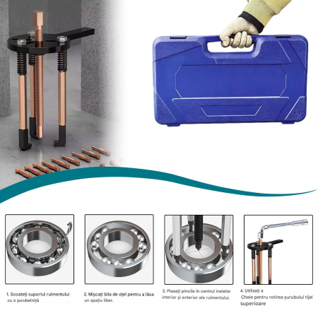 Trusa extractor rulmenți interiori cu 36 piese [6]