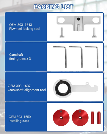 Trusa blocare distributie motor Ford – EcoBlue Transit S-Max TDCi [3]