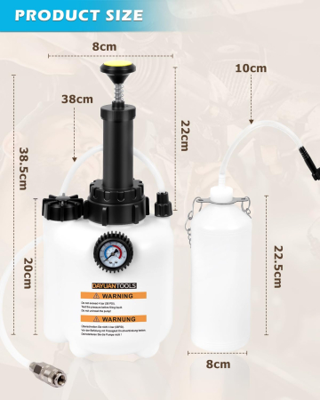 Set de aerisire sistem franare cu pompa manuala 3L [5]