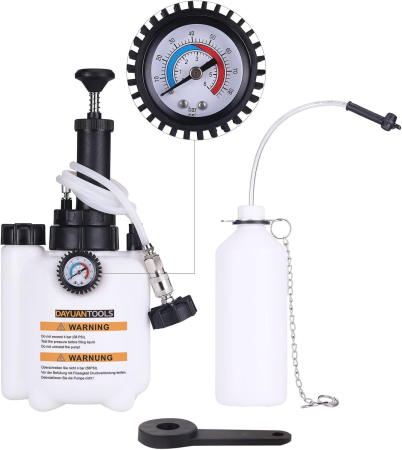 SCULE - Set de aerisire sistem franare cu pompa manuala 3L