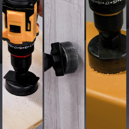 Trusa carote Ø19mm-152mm 19 bucati, adancime de taiere 25mm pentru lemn, plastic, gips-carton [6]