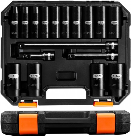 SCULE AUTO - Trusa chei impact cu prelungitoare 1/2"