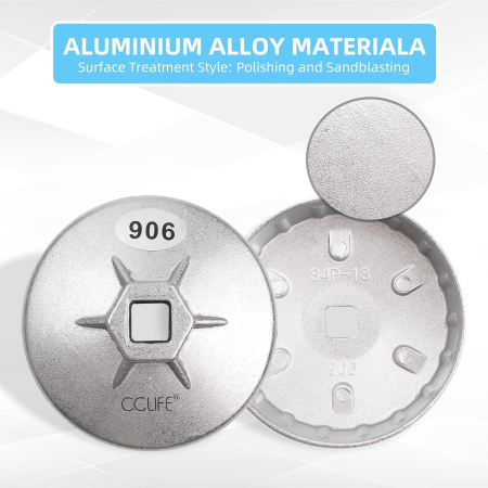 Trusa chei din aluminiu, pentru filtre ulei 15 buc  65-101mm [1]