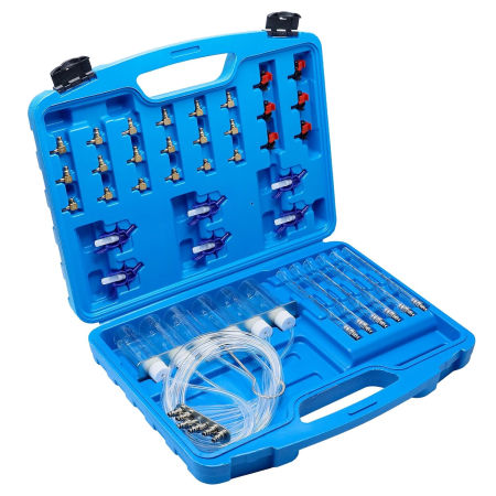 Trusa testare debit de retur motorina injectoare cu 24 adaptoare [5]