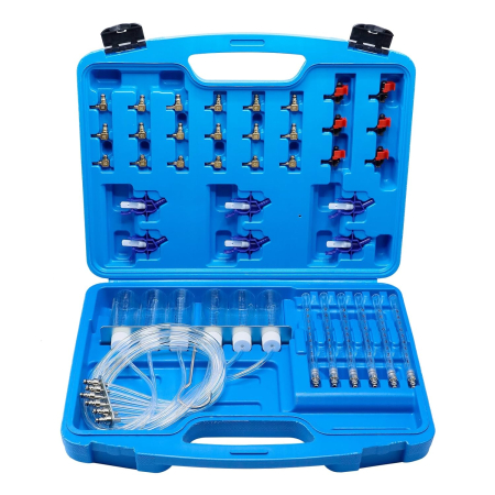 Seturi scule - Trusa testare debit de retur motorina injectoare cu 24 adaptoare