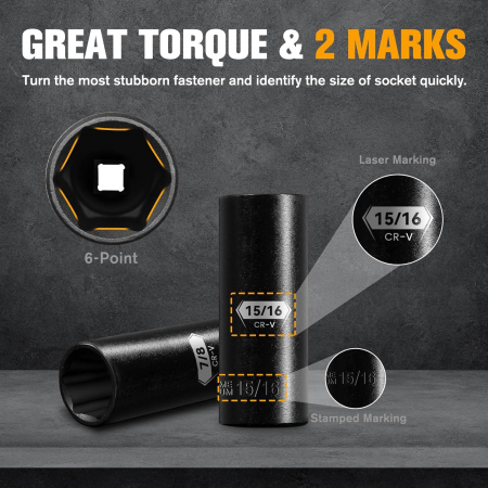 Trusa chei impact cu prelungitoare 1/2" [2]