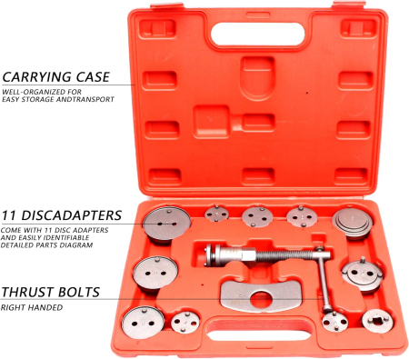 Trusa presare prin infiletare pistonas etrier frana, 13 piese [3]