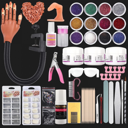 Produse nail art - Trusa pentru incepatori pentru exersat intretinere manichiura