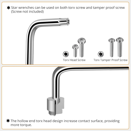 Set 9 bucati imbusuri stea T10 T15 T20 T25 T25 T30 T40 T50 T50, torx-uri din otel-vanadium [2]