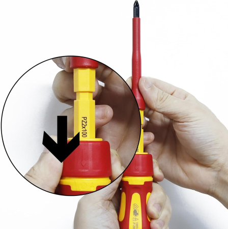 Trusa surubelnite pentru tensiuni inalte 1000V, 13 piese [3]