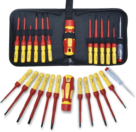 surubelnite - Trusa surubelnite pentru tensiuni inalte 1000V, 13 piese