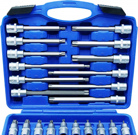 Trusa tubulare cu capete torx 32 piese T20-T70 [1]
