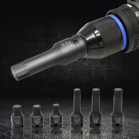 Trusa imbusuri de impact lungi si scurte, slot 1/2", M14, M16, M18 [5]