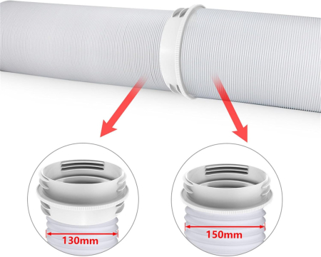 Element legatura tuburi flexibile pentru aer, 130mm/150mm [1]