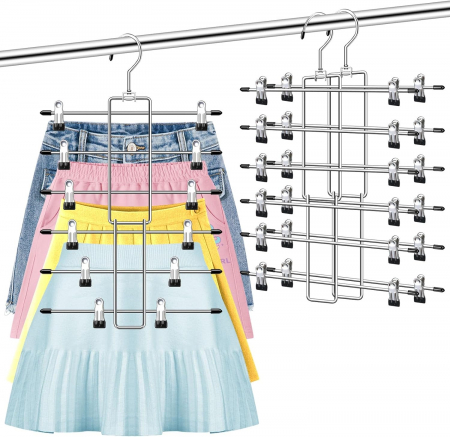 DEPOZITARE - Umerase metlice pentru pantaloni pe 6 niveluri- set 2 bucati