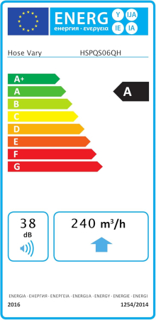 Ventilator baie de 150 mm cu senzor de umiditate si temporizator, functionare silentioasa, consum redus de energie, negru [7]
