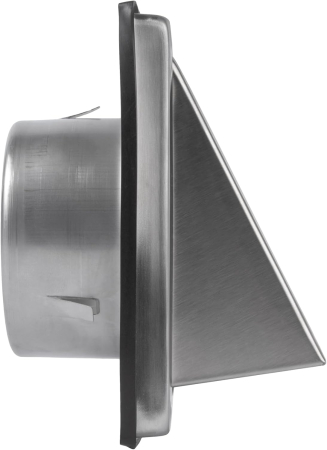 Capac din otel inoxidabil cu clapeta pentru evacuarea sistem ventilatie sau hota 100mm [8]