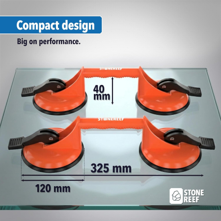 Ventuze manevrare sticla, geamuri auto, placi ceramice pentru MAX 120kg , set 2 bucati [5]