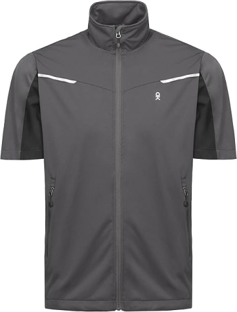 Geci si veste barbati - Vesta gri, usoara, captusita, respirabila, cu buzunare laterale, S